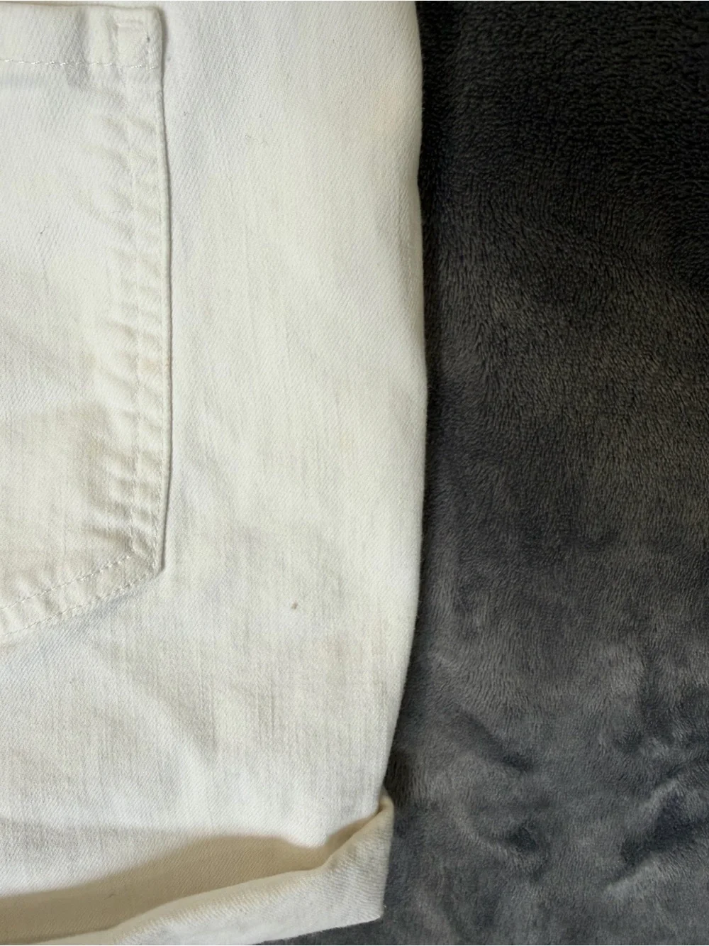Banana Republic Women's White Denim Cutoff Shorts Size 12